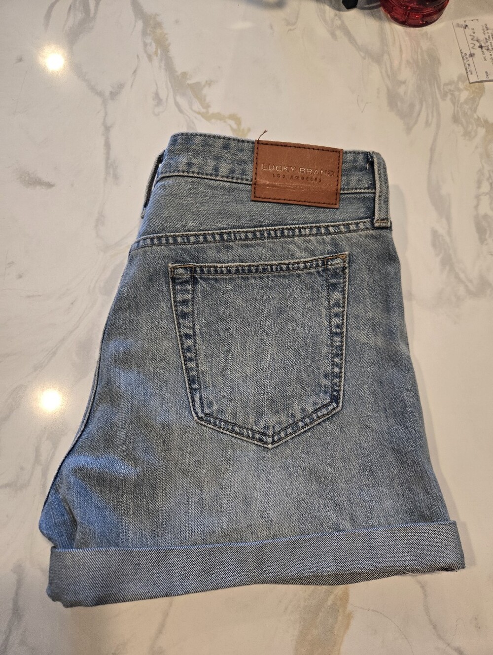 NWOT!! Lucky Brand Light Wash Boyfriend Denim Shorts. Size 8/29 MAKE OFFER!!